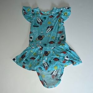 Posh Peanut Cosmo Twirl Bodysuit - 6-12 months
